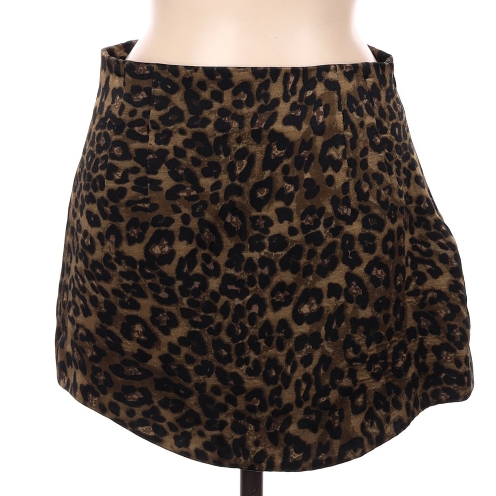 Zara cheetah mini skirt